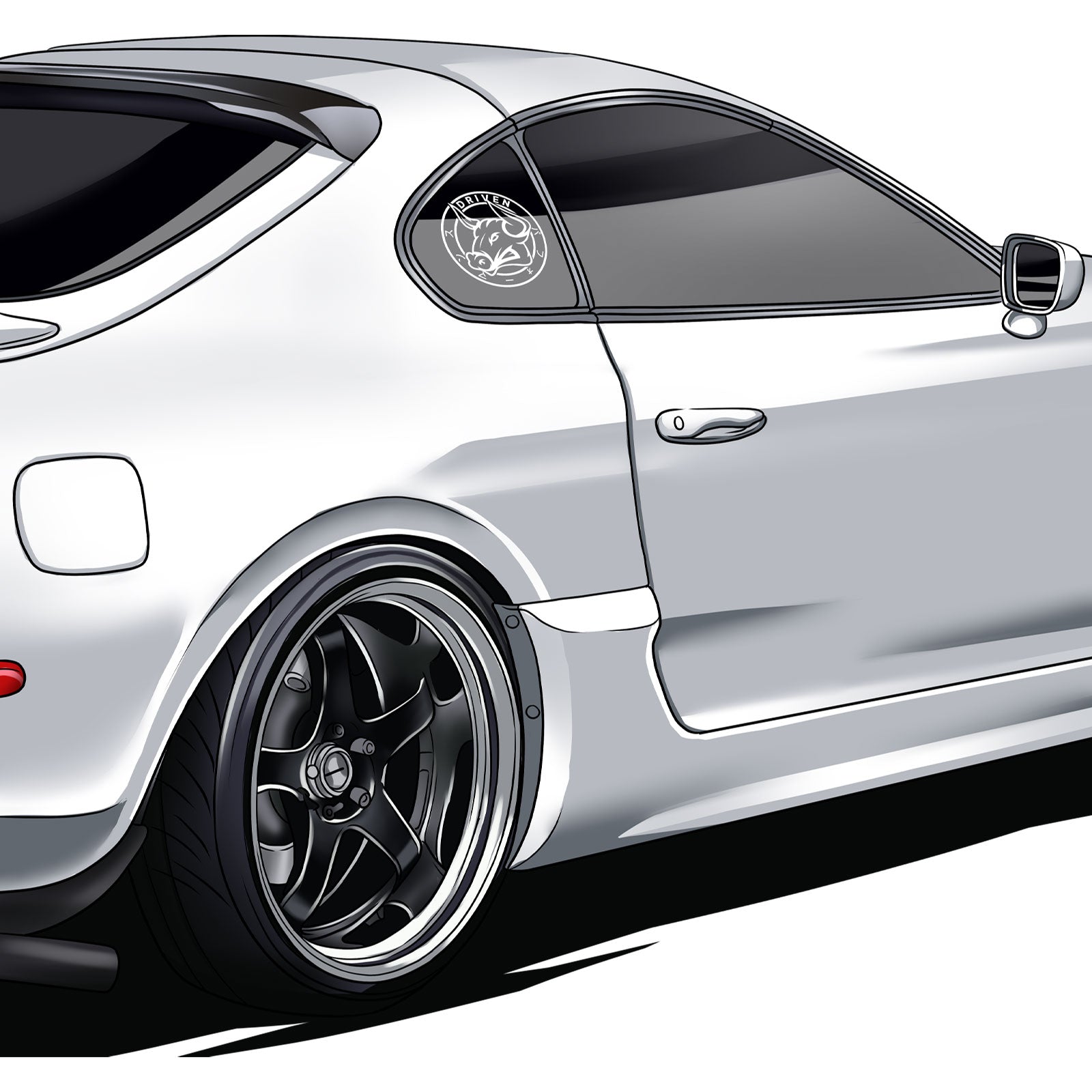 Bull Boost Driven Vinyl Window Sticker