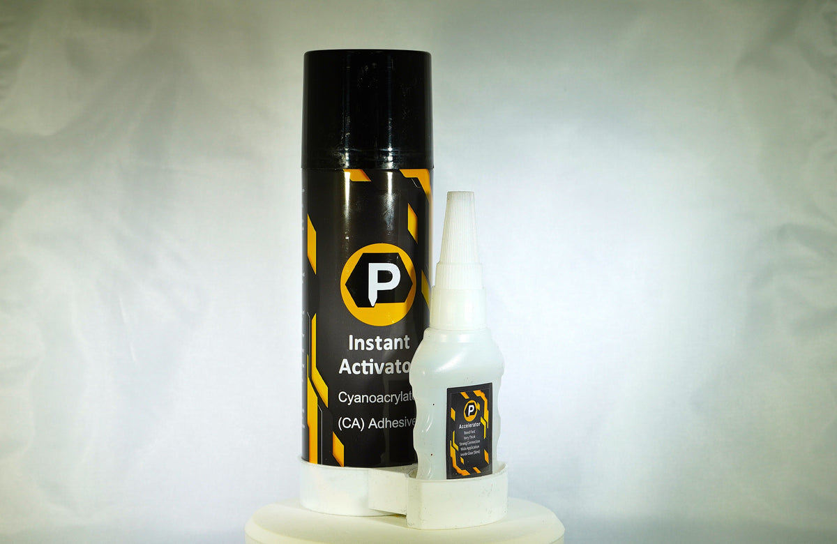 CNC CA Glue & Activator Workholding Kit – 1.7 oz Glue + 4.7 oz Spray