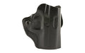 DeSantis Gunhide Mini Scabbard Belt Holster |  Fits Glock 43/43X |  Right Hand |  Black Leather