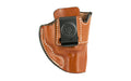 DeSantis Gunhide Summer Heat Inside The Pant Holster |  Fits S&W J-Frame With 2" Barrel |  Right Hand |  Tan Leather