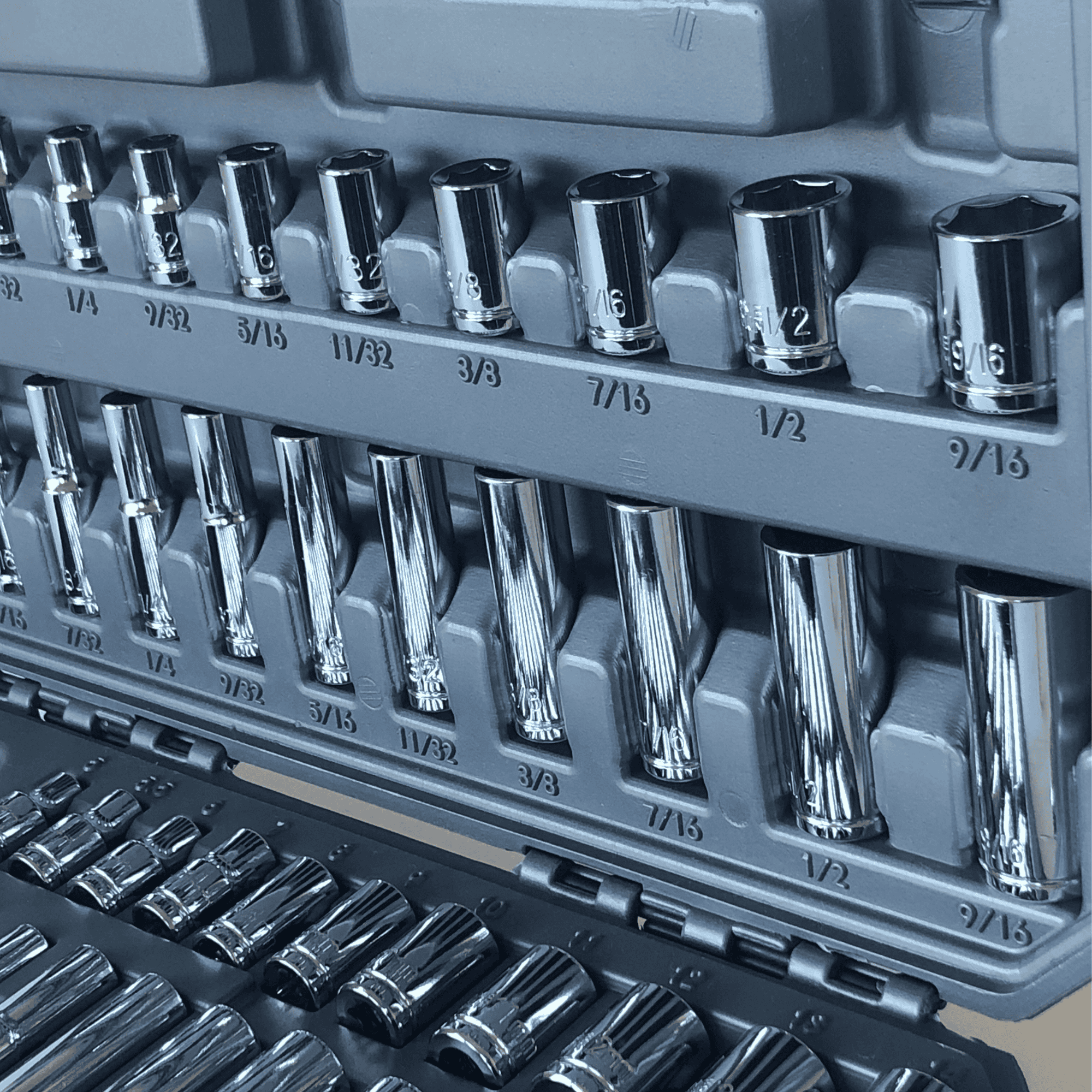 APOLLO TOOLS - DT0004-50 Piece ¼” Drive Socket Set