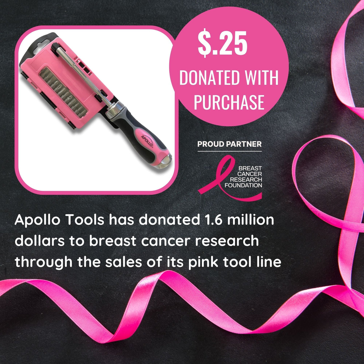 13-in-1 Ratcheting Screwdriver with Bit Set – Pink -- DT5021P