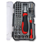 55 Piece Metric Tool Set with Ratcheting Bit Driver, Precision Bit Driver and Bit Assortment - DT5024