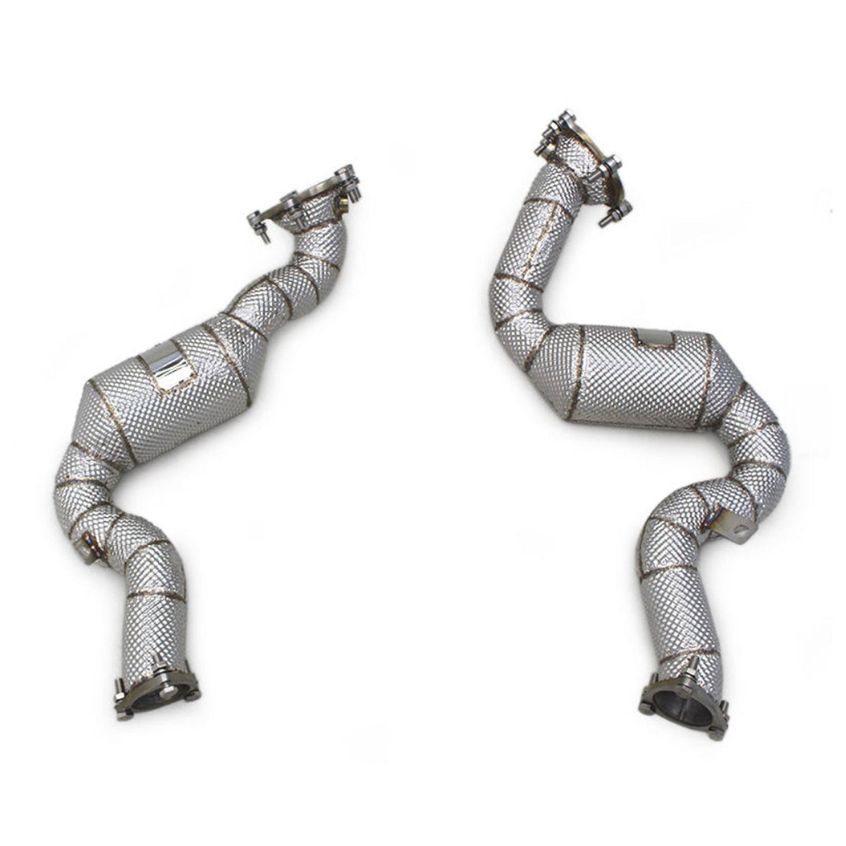 Catted High Flow 304 Stainless Exhaust Downpipe for Audi RS6 C7 4.0TT
