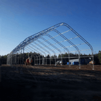 W30'xL40'xH20' Double Truss Storage Shelter