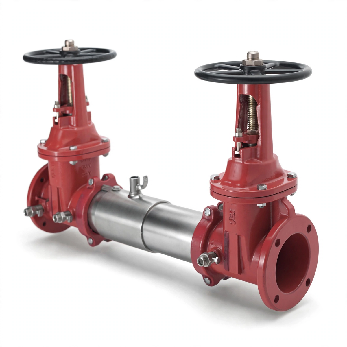 2-1/2" Double Check Assembly With OSY Valve For Fire Protection