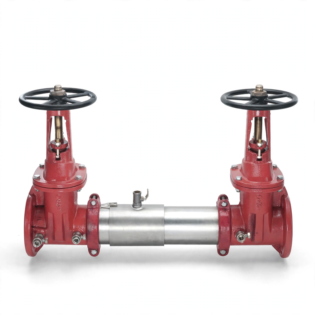 2-1/2" Double Check Assembly With OSY Valve For Fire Protection