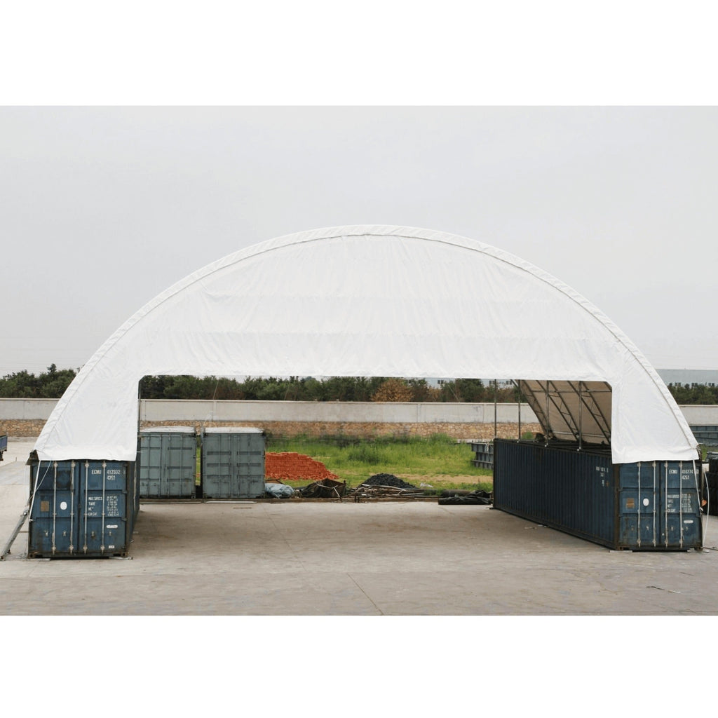 60'x40'x20' Double Truss Container Canopy Shelter