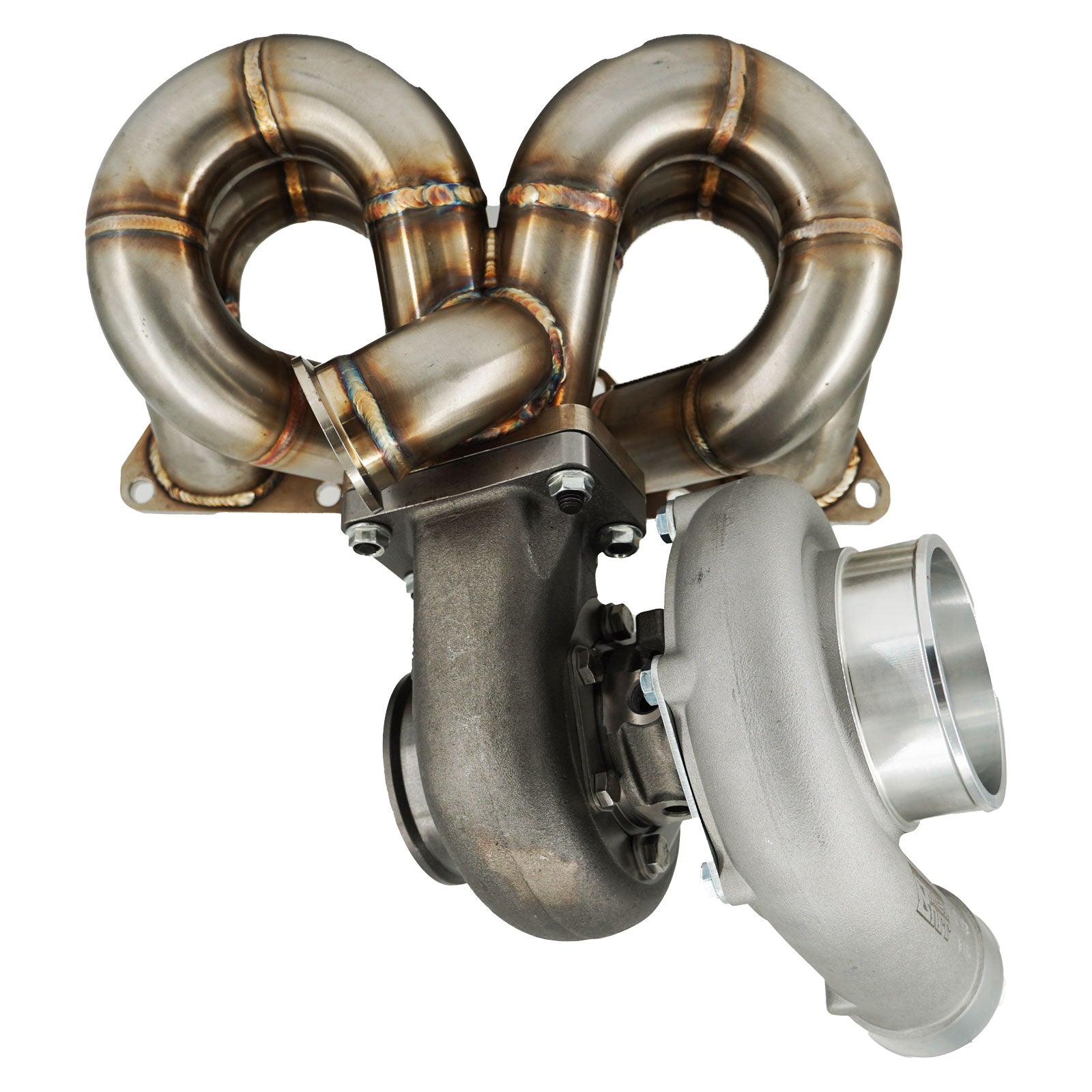 B Series AC PS Compatible T3 .63 Turbo Manifold Kit GSR B16 B18 B20 For Civic EG EK DC2