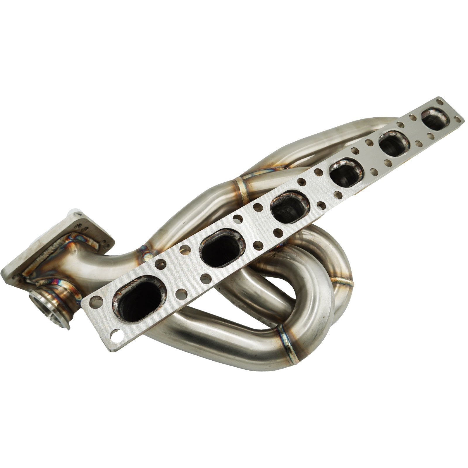 BMW E36 E46 E39 Tubular Top Mount Turbo Manifold T3 T4 Flange 44mm Wastegate