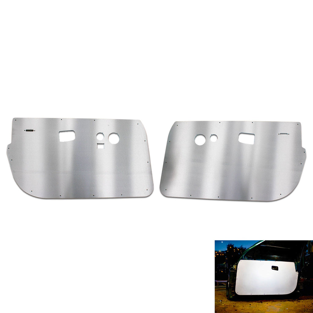 Aluminum Front 4 Door Panels Skins Race Track Car Cards for BMW E36 Sedan M3