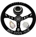 Steering Wheel + Hub Adapter Kit For BMW E46 M3 316 318 320 323 325 328 330