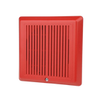 Kidde 70V Cone Speaker Red Clear Audio Fire Safety Signal for Commercial Use