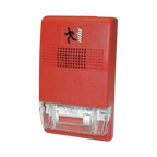 Kidde Fire Chime Strobe 24V Red Audible and Visual Alarm for Fast Fire Alerts