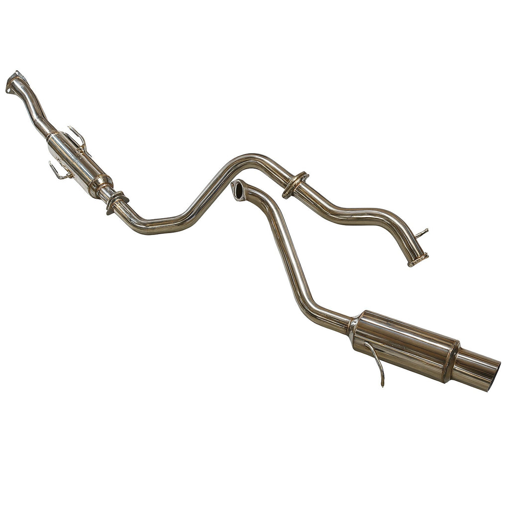 2.5” Stainless Steel Catback Exhaust Muffler System For Honda CRX 88-91 304ss