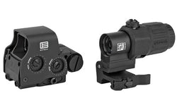 EOTECH Holographic Hybrid Sight -  EXPS2-2 Sight With G33 Magnifier -  Matte Finish -  Black HHS II