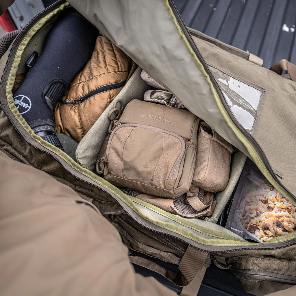 Eberlestock Atlas - Tactical Duffel Bag w/ Rain Fly & Locking Zippers