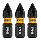 DeWalt DWAF1PH2IR3 1In Phillips #2 FlexTorq 3Pk