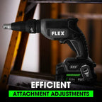 FLEX FX1611-Z Drywall Screw Gun With Magazine Attachment