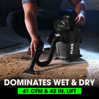 FLEX FX5221-Z 1.6 Gallon Wet/Dry Vacuum (Tool Only)
