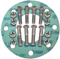 3 x 3 x 1/16 in. Non-Asbestos, Carbon Steel 150# Nut, Bolt and Gasket Kit