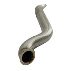 B Series Tear Drop Hood Exit Up Pipe Dump Tube For Top Mount Turbo Manifold Outlet