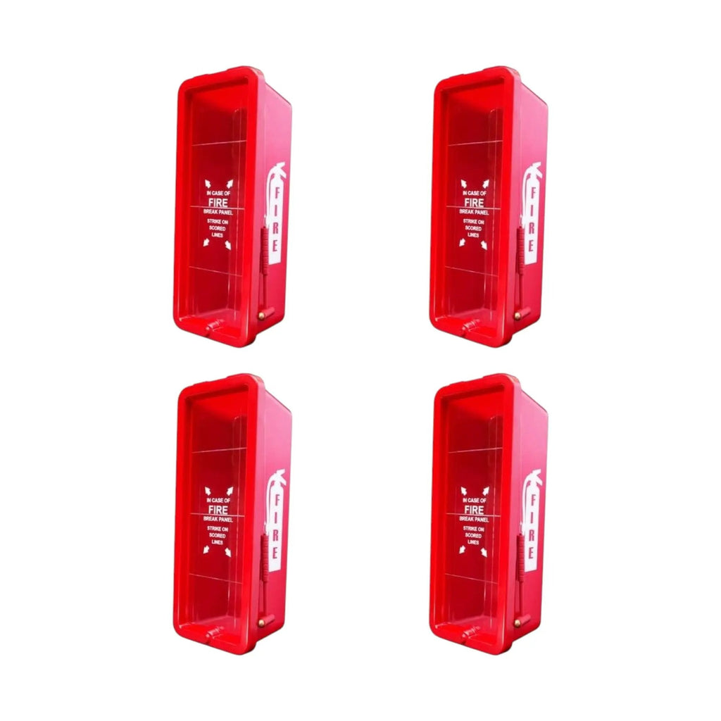 Fire Extinguisher Cabinet 10 lb Red for Easy Access