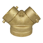 Fire Department Connection (FDC) Brecco 4" x 2.5" x 2.5" Brass Connection for Fire Sprinkler Systems