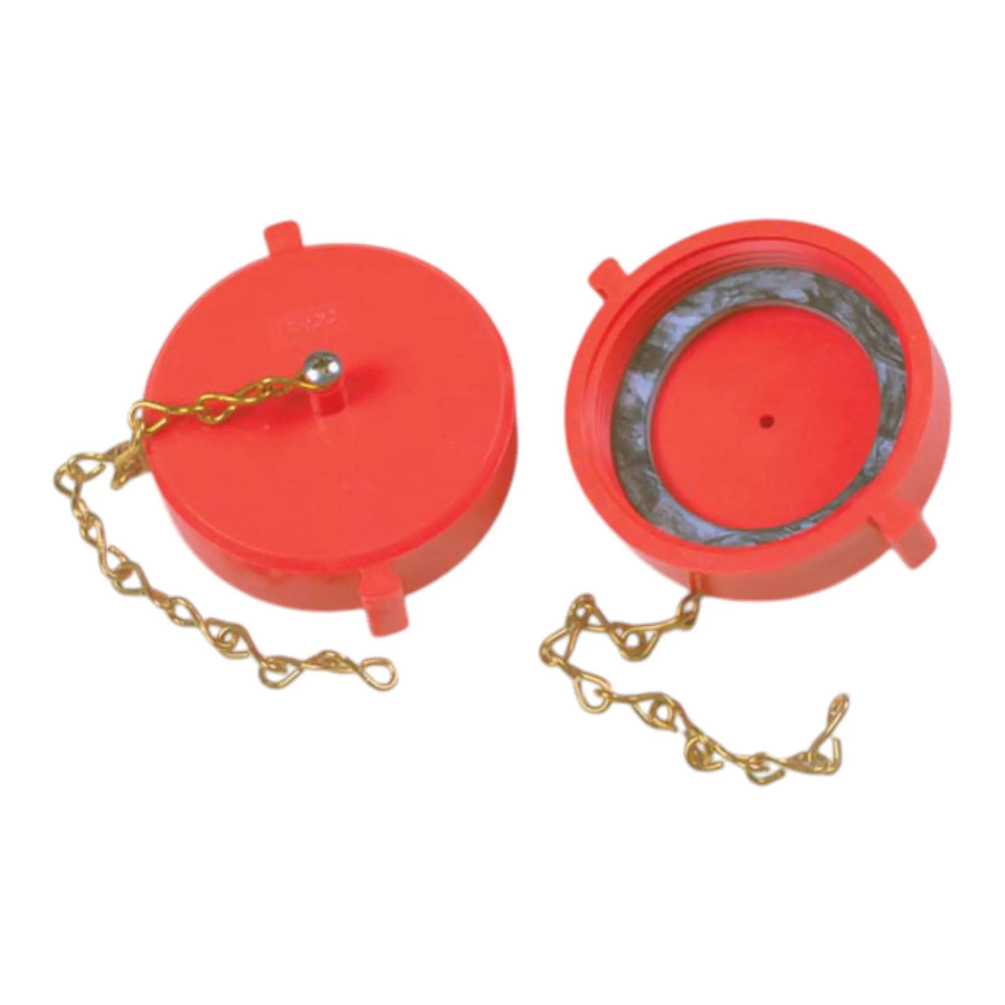 Fire Protection Plug & Chain Red Plastic - Brecco