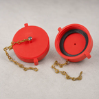 Fire Protection Plug & Chain Red Plastic - Brecco