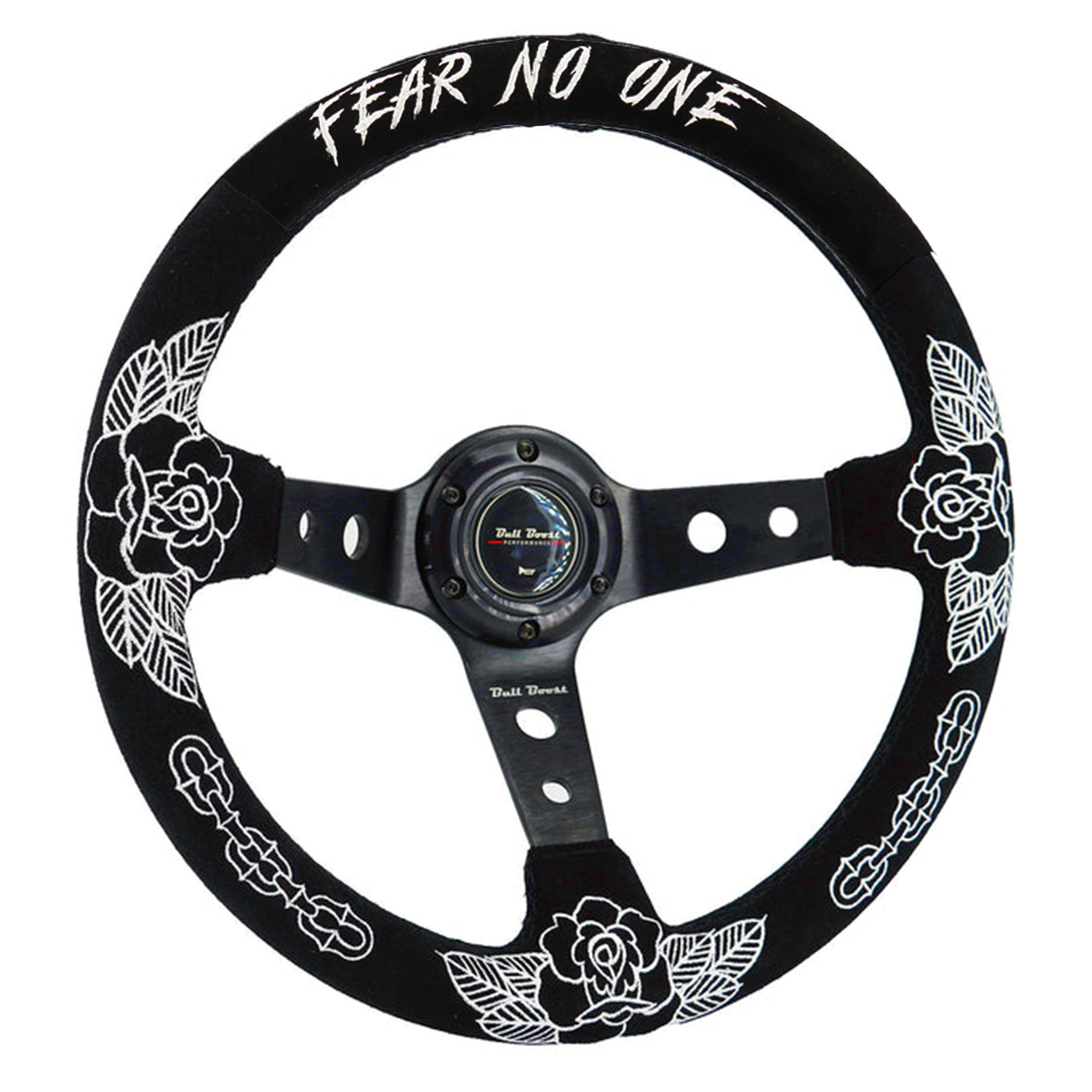 BW Rose Steering Wheel + Hub Adapter Kit For 96-06 Civic Prelude, S2000, Accord, RSX