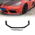 Carbon Fiber Front Bumper Lip for Porsche Cayman Boxster 718 16-18