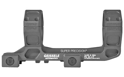Geissele Automatics Super Precision |  Mount |  34mm |  Black Color |  Anodized Finish