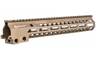 Geissele Automatics MK14 |  Super Modular Rail |  Handguard |  13.5" |  M-LOK |  Barrel Nut Wrench Sold Separately (GEI-02-243) |  Gas Block Not Included |  Desert Dirt Color |  Product Finishes |  Shade Variations and Other Imperfections Are Normal Due t