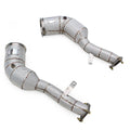 Catted Free Flow Stainless Steel Down Pipes for Porsche Macan Turbo GTS