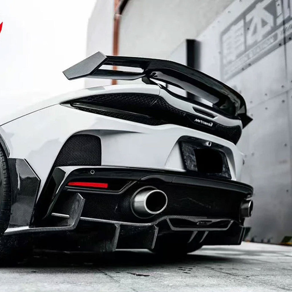 MSO Style Dry Carbon Fiber Rear Spoiler Wing for McLaren GT