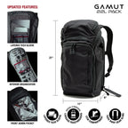 Vertx Gamut 22L Backpack - Rapid CCW Access & 16" Laptop Carry - Discreet Low-Vis Design