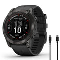 Garmin Fenix 7X Pro Solar Sapphire - Solar Powered Smartwatch w/ GPS & ECG