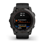 Garmin Fenix 7X Pro Solar Sapphire - Solar Powered Smartwatch w/ GPS & ECG