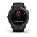 Garmin Fenix 7X Pro Solar Sapphire - Solar Powered Smartwatch w/ GPS & ECG