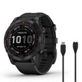 Garmin Fenix 7 Sapphire Solar - Solar Powered Smartwatch w/ Health Features
