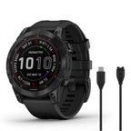 Garmin Fenix 7 Sapphire Solar - Solar Powered Smartwatch w/ Health Features