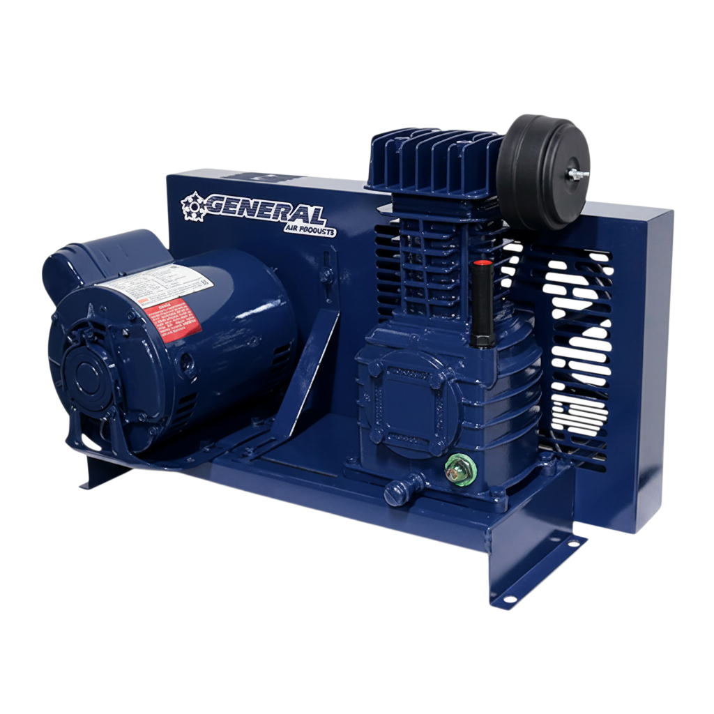 General L Plus Series Oil Lubricated Base Mounted Air Compressor