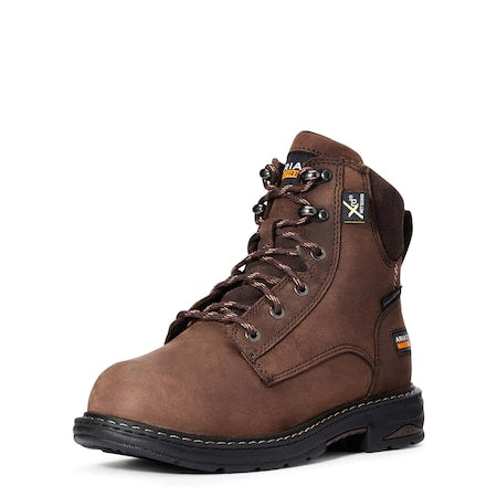 Women's 6 in Composite Toe 6-Inch Work Boot, Oily Distressed Brown, 11, M, 10033995