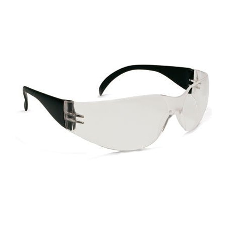 ZENON Z12, Safety Glasses, Anti-Fog & Anti-Scratch, Clear Lens, Black Frame, Frameless
