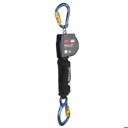 DBI-SALA Self-Retracting Lifeline, 8 ft. Length, Carabiner, Aluminum, 1 Leg(s)