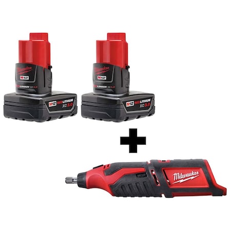 M12 Rotary Tool + M12 XC Battery 2-Pack