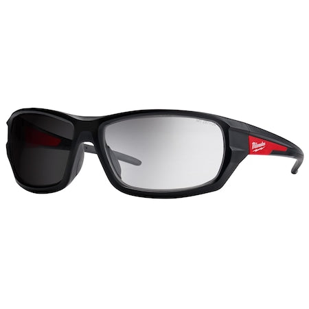 Safety Glasses Anti-Scratch, Silver Lens, Full-Frame, Wraparound