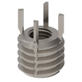 Key Locking Thread Insert, Heavy Wall, 4 Keys, 1/4"-28 Int Thrd Sz, 7/16"-14 Ext Thrd Sz, 10 PK