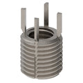 Key Locking Thread Insert, Thin Wall, 4 Keys, M10-1.50 Int Thrd Sz, M14-1.50 Ext Thrd Sz, 10 PK